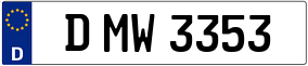 Truck License Plate